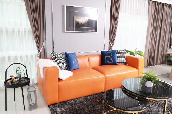 ชุดโอเว้น OWEN <br> โมเดิร์นโซฟา Italian Leather - Image 3