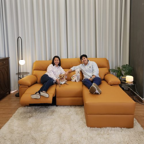 ชุดโรม ROME <br> รีไคลเนอร์โซฟา L- Shape